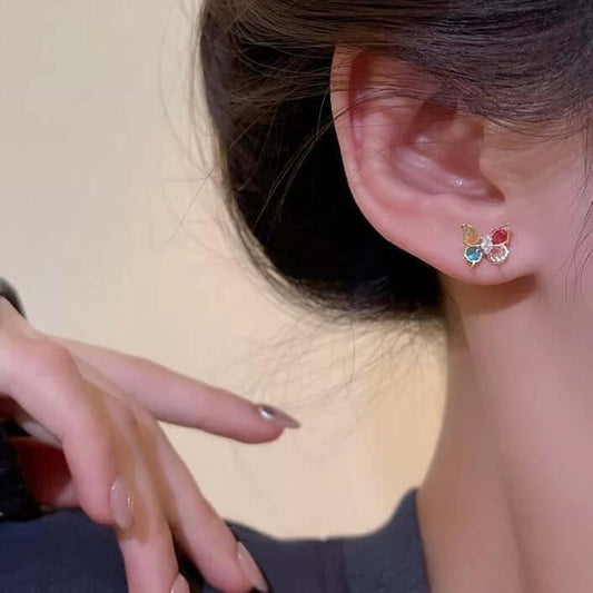 Dainty Butterfly Studs Default Title