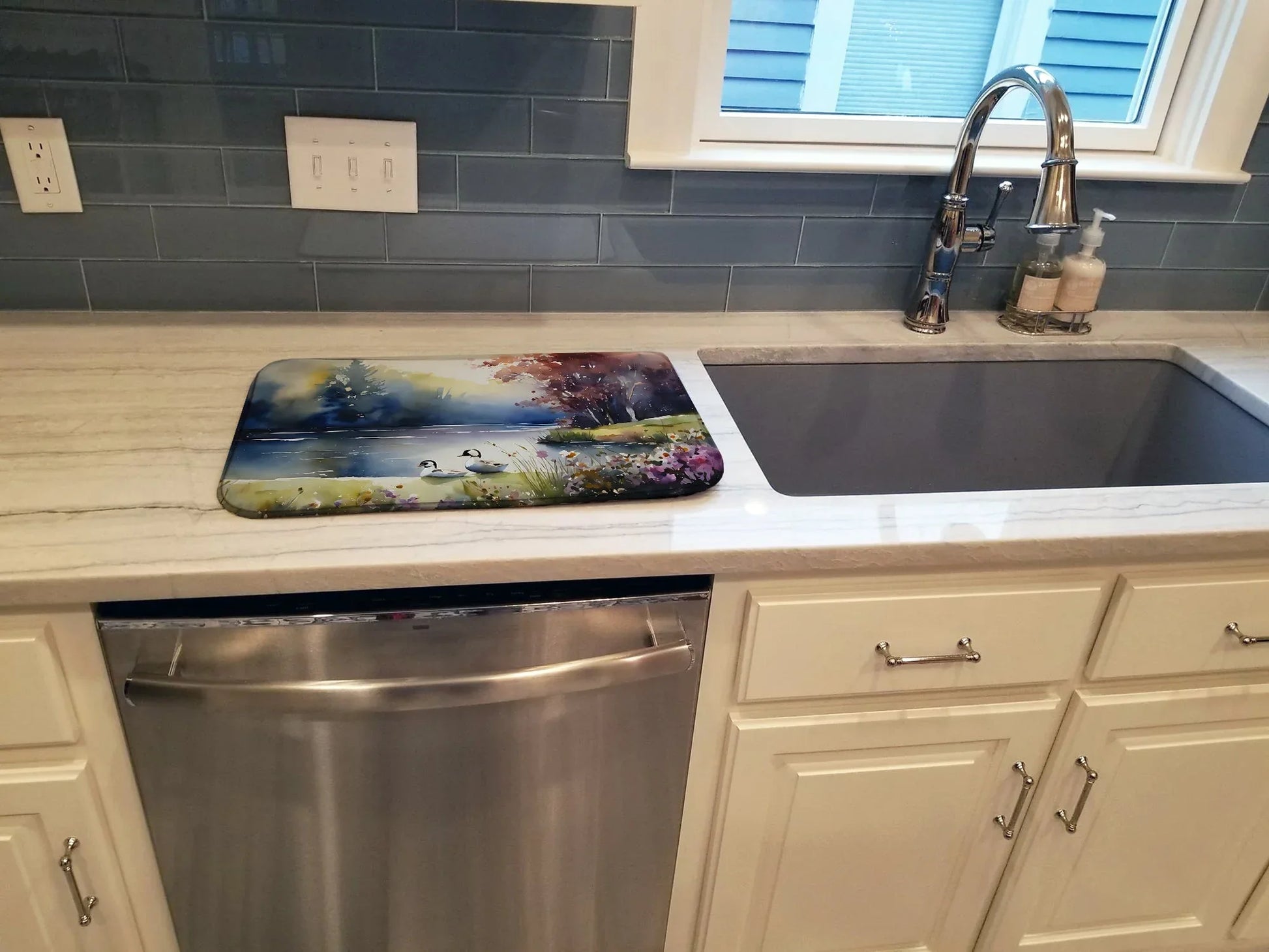 Bufflehead Dish Drying Mat Default Title