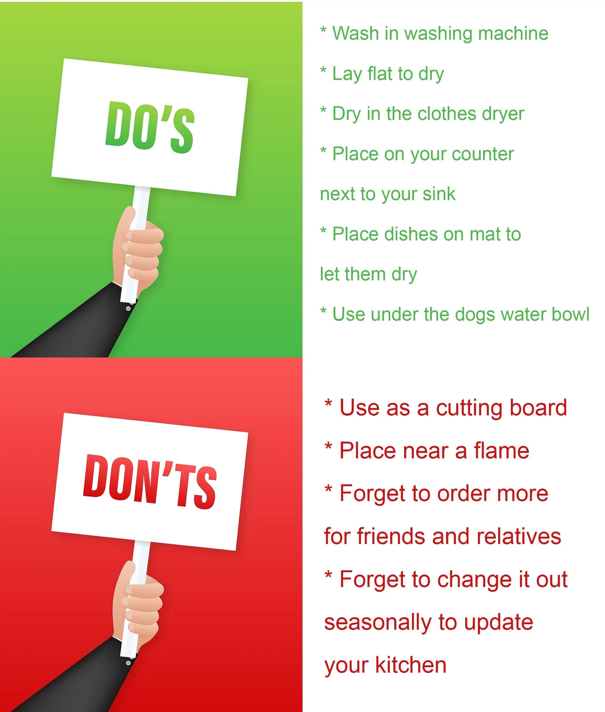 Finnish Spitz and Santa Claus Dish Drying Mat Default Title