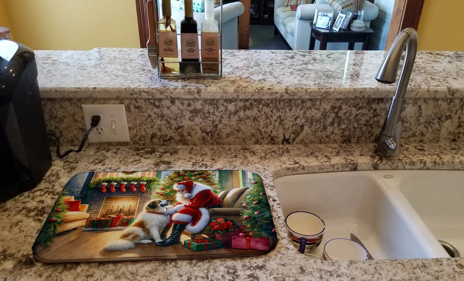 Christmas Dish Drying Mat Default Title