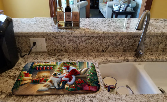 Christmas Dish Drying Mat Default Title