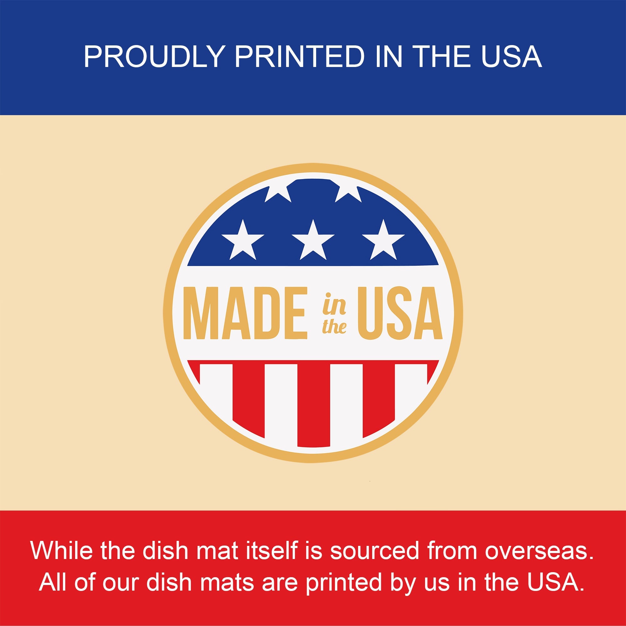 Christmas Dish Drying Mat