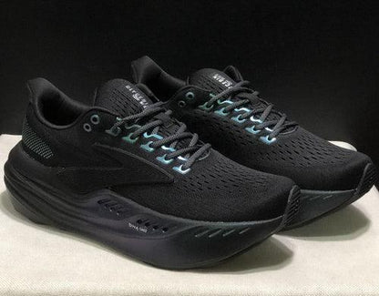 Casual Shock-absorbing Women Sneakers Anti-slip Running Shoes Dazzling black / 7.5