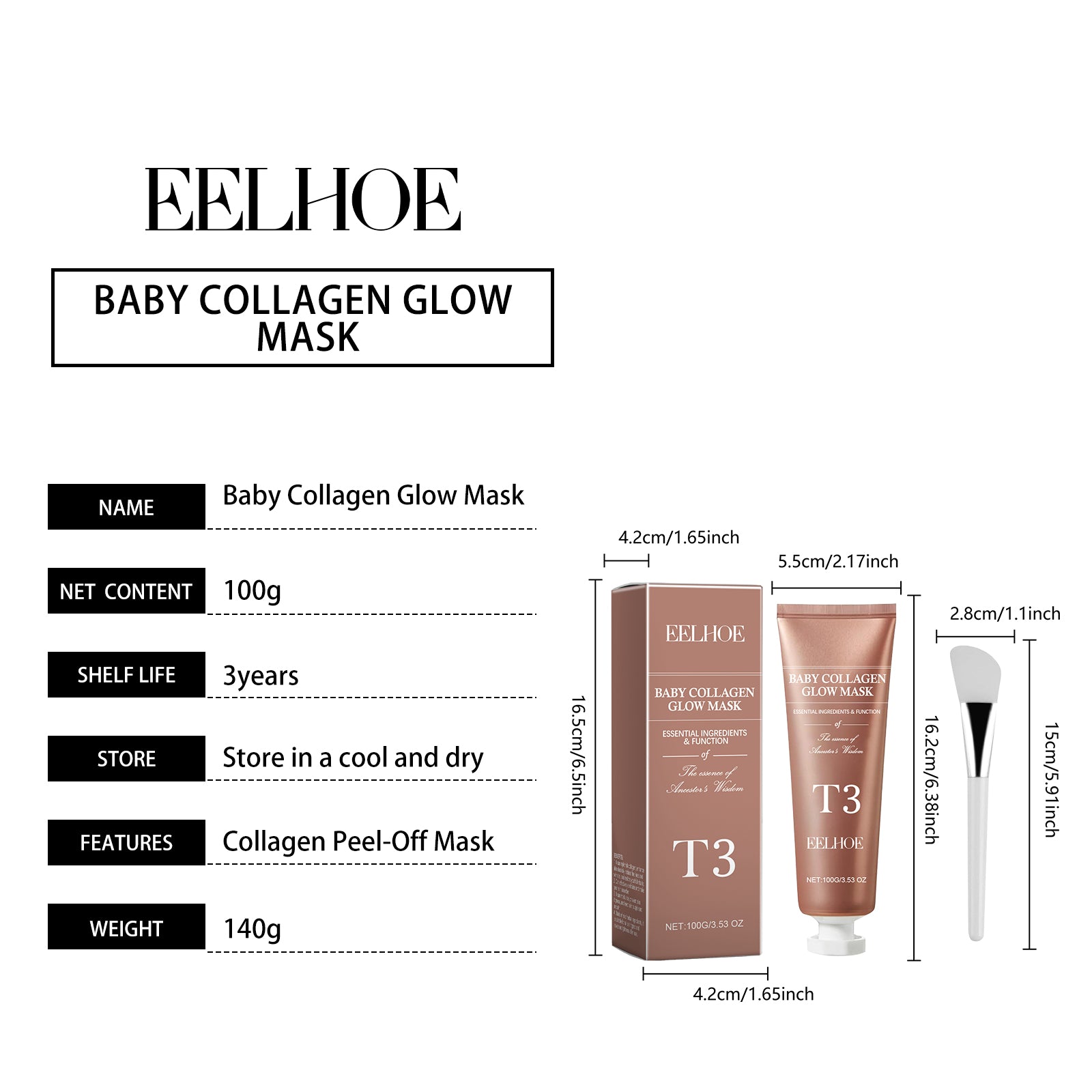 EELHOE Collagen Peel-Off Mask