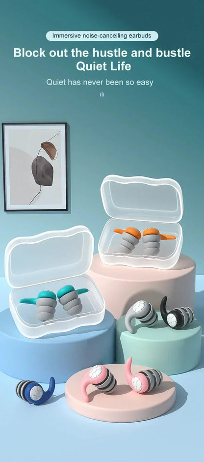 Sleep Noise Reduction Earplug Orange