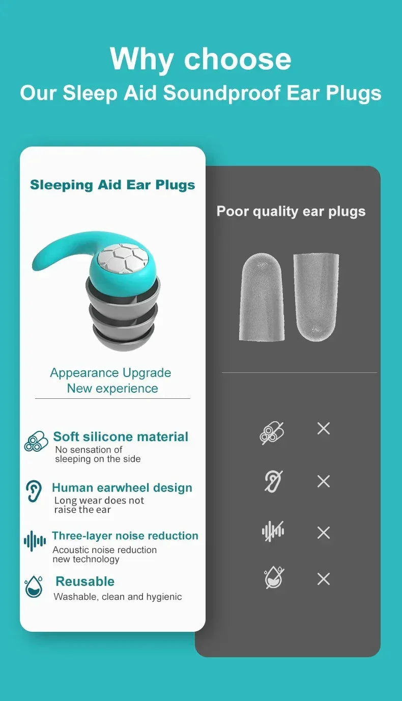 Sleep Noise Reduction Earplug Orange