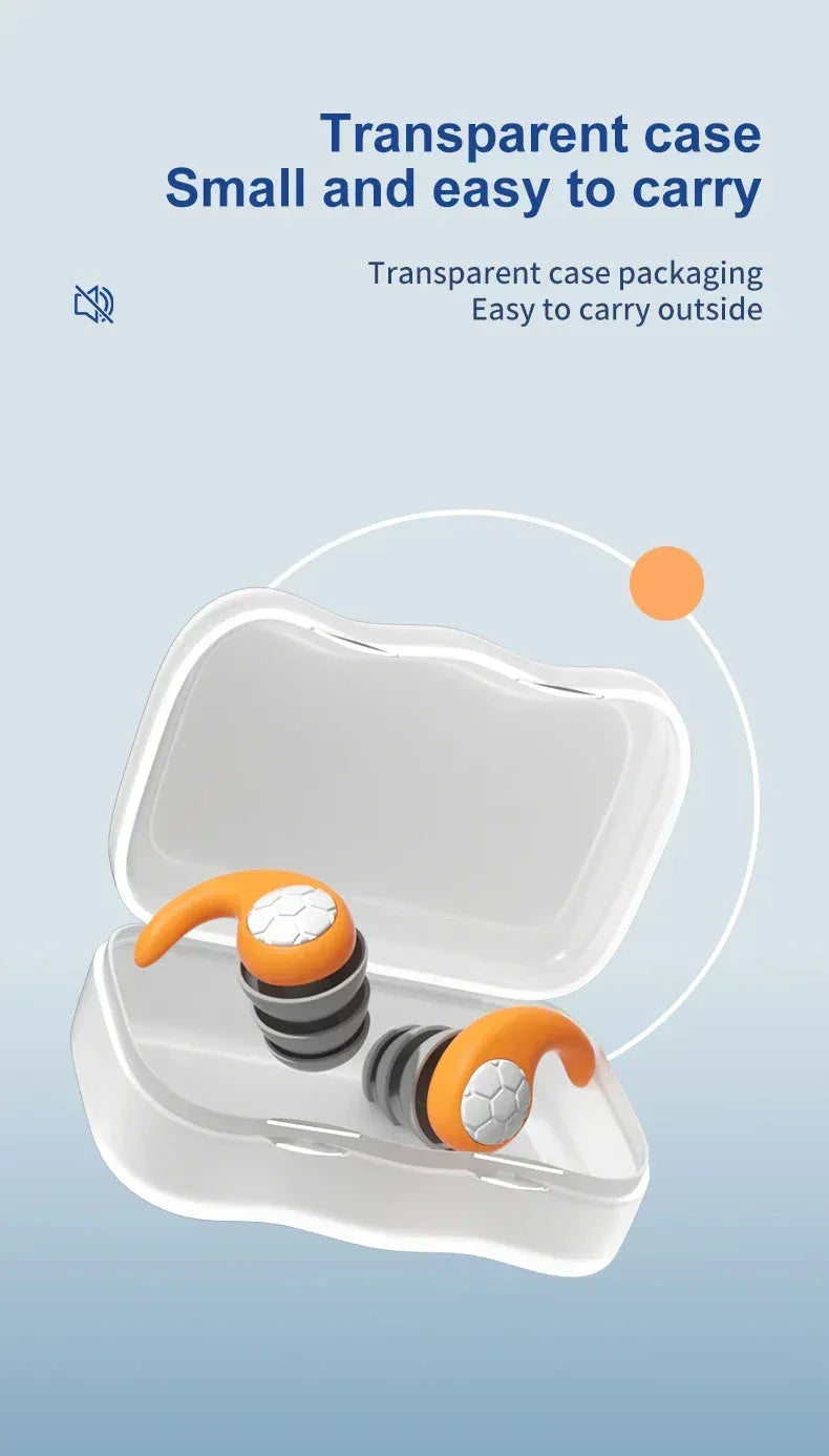 Sleep Noise Reduction Earplug Orange