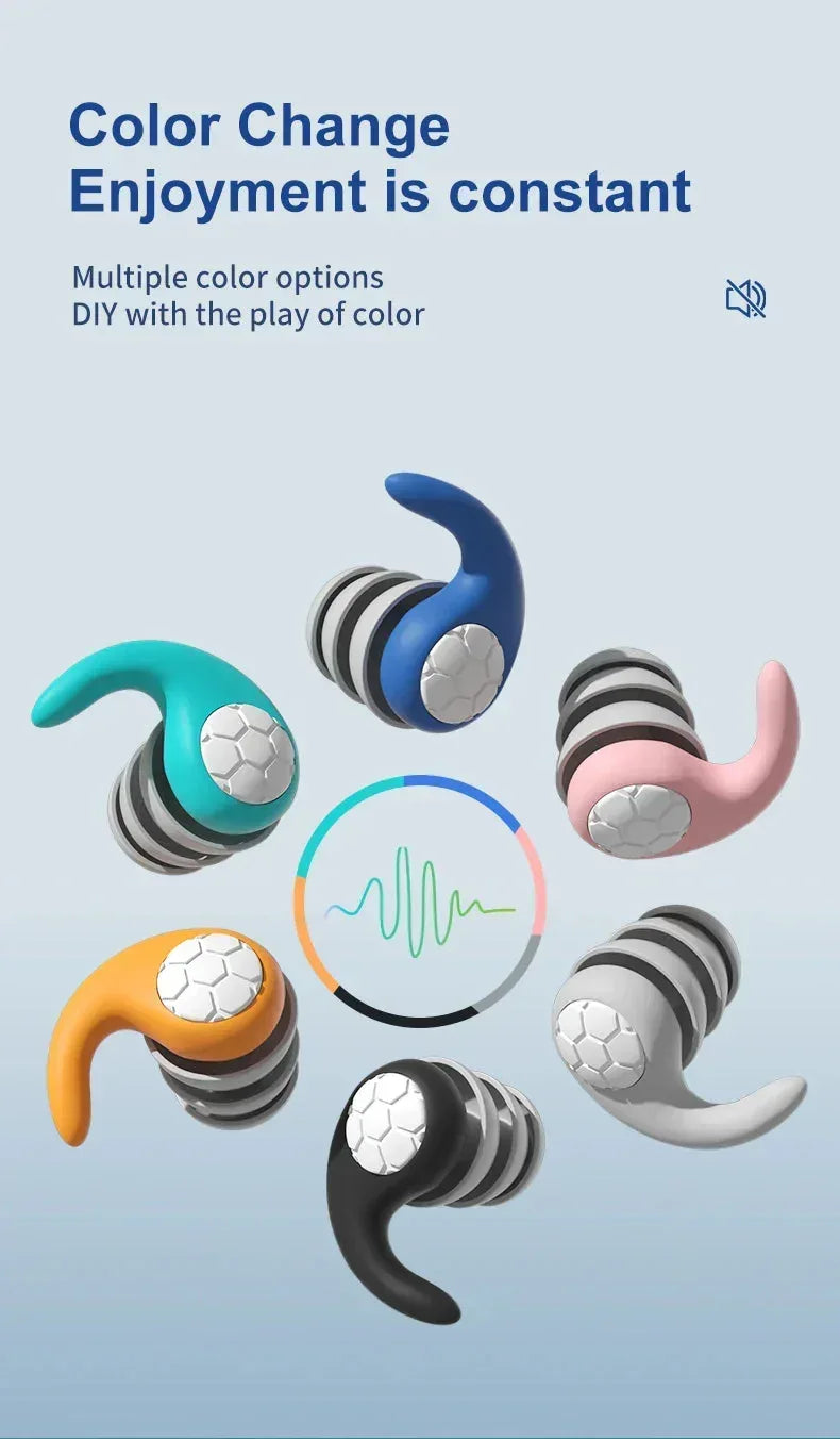 Sleep Noise Reduction Earplug Orange