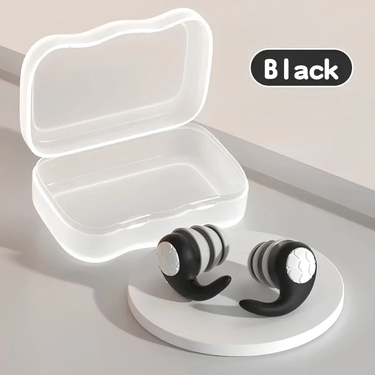 Ear Plugs Noise Cancelling - Reusable Soft Silicone Earplugs for Sleeping, Travel, & Study