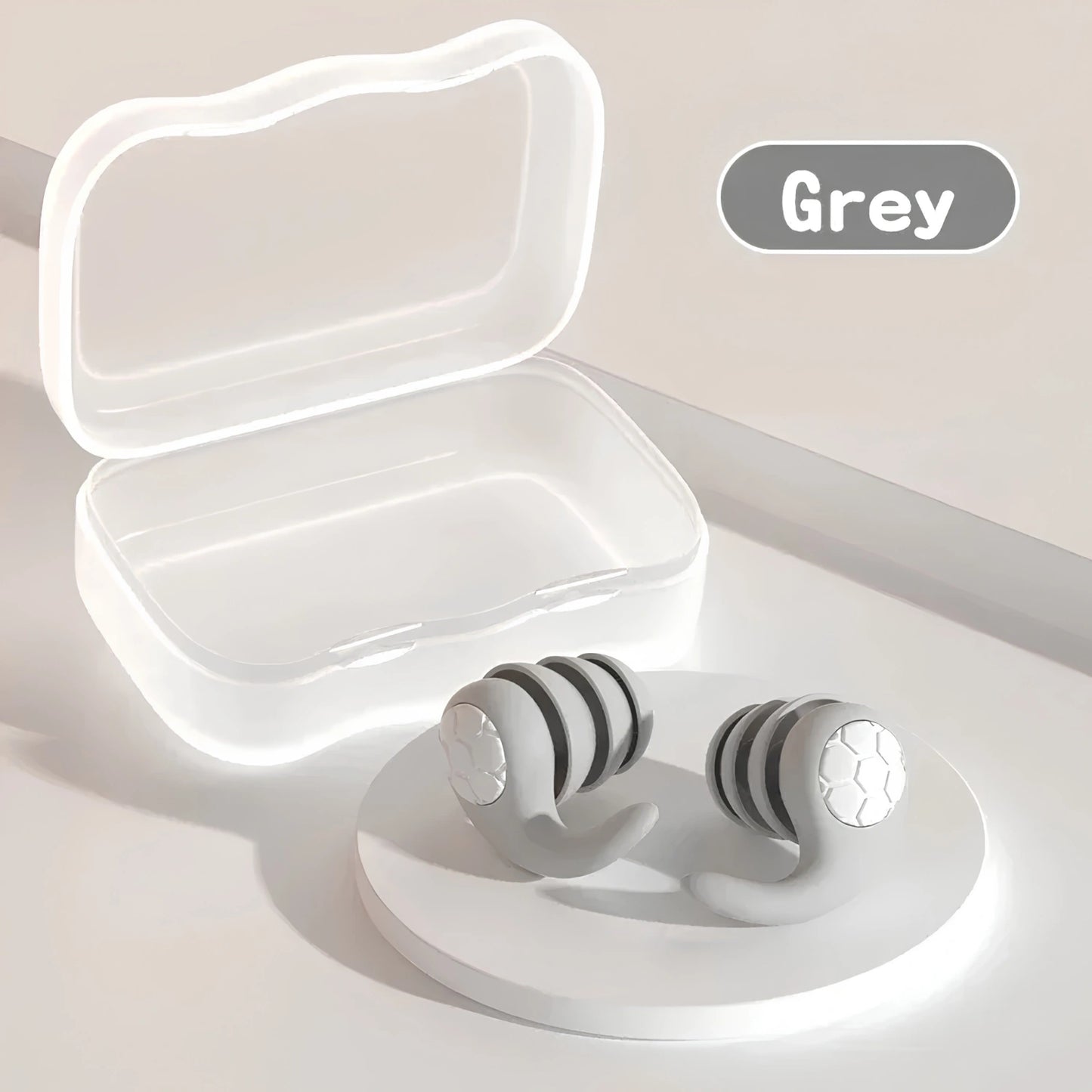 Ear Plugs Noise Cancelling - Reusable Soft Silicone Earplugs for Sleeping, Travel, & Study