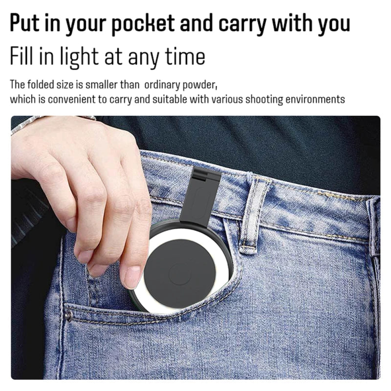 Magnetic Dimmable LED Selfie & Video Light