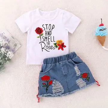 Rose Flower Toddler Sets