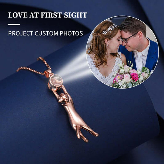 Simple and versatile kitten nano projection pendant with 100 languages I love you in high-definition color photos eprolo