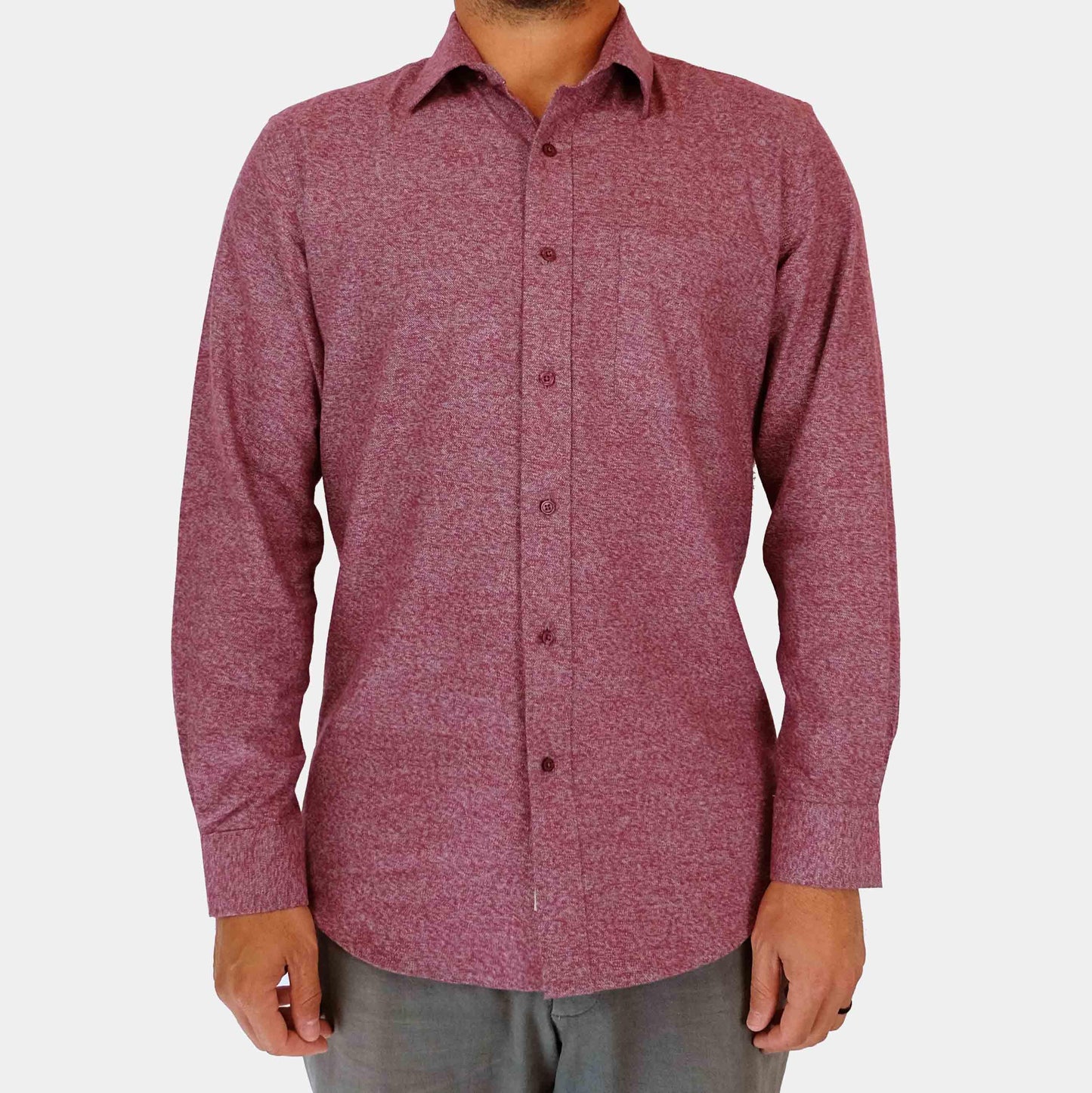 Flannel Shirt Heather Redwood XL