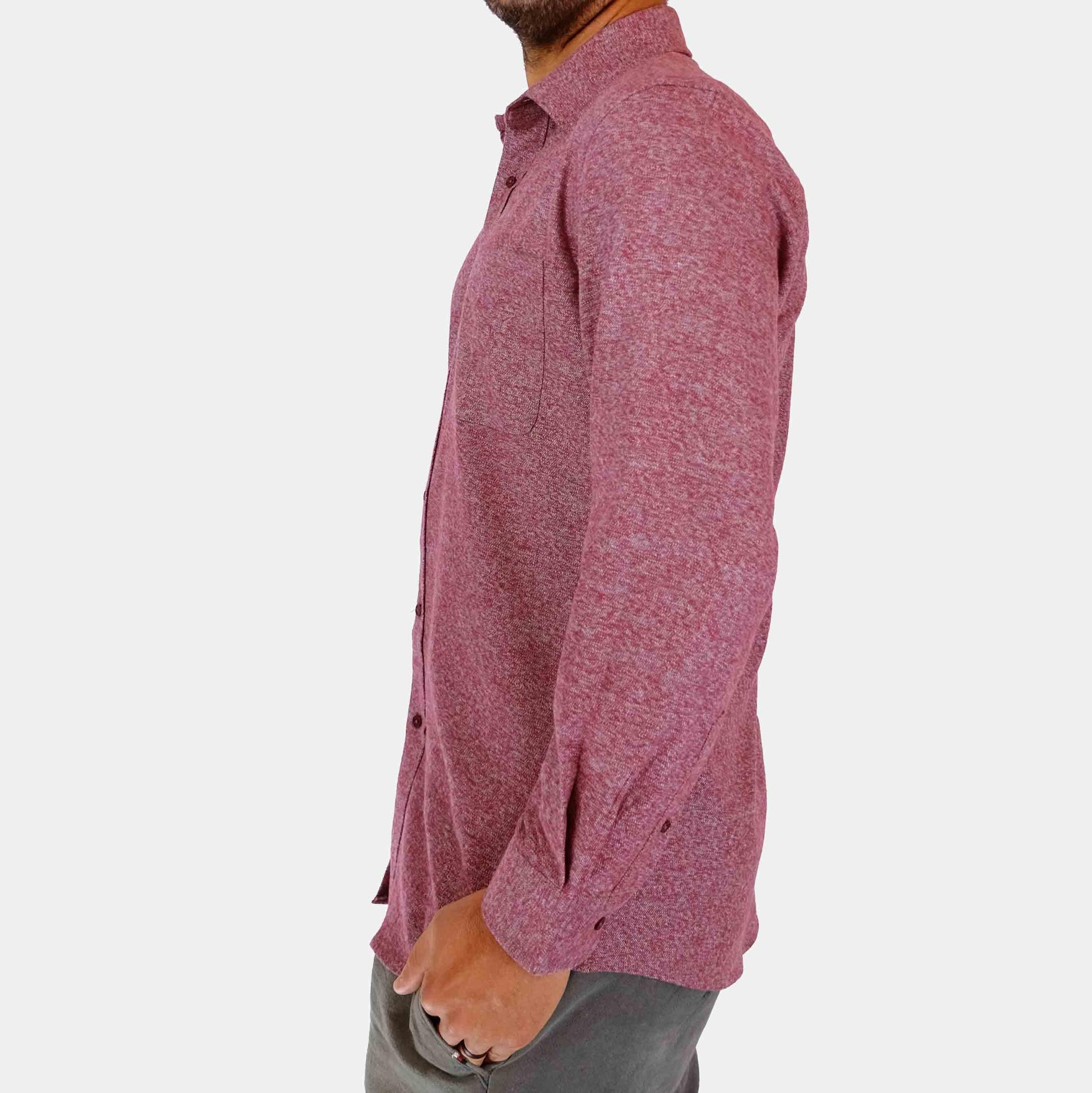 Flannel Shirt Heather Redwood XL