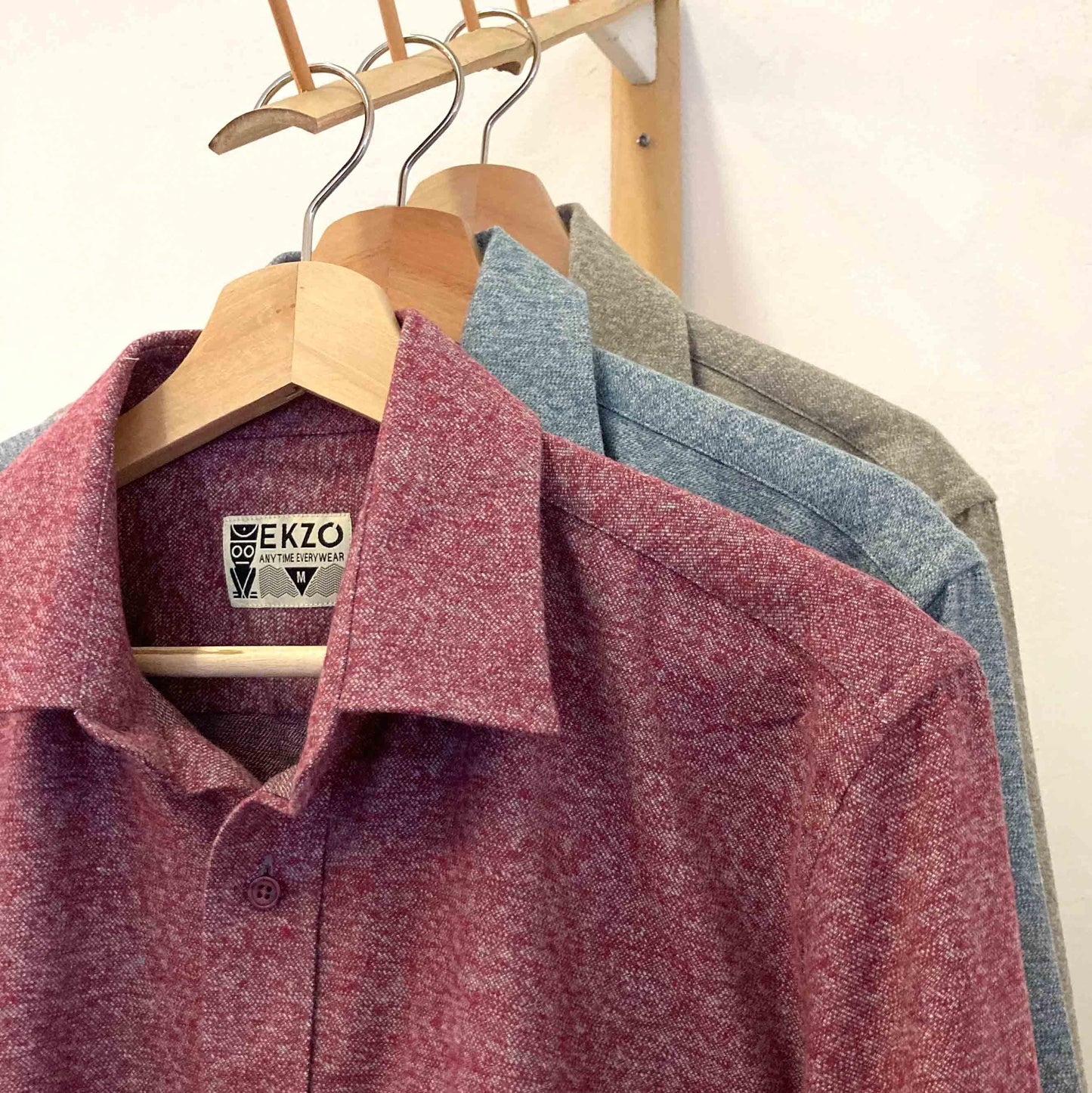 Flannel Shirt Heather Redwood XL