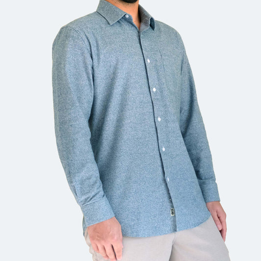 Flannel Shirt Heather Opal XL