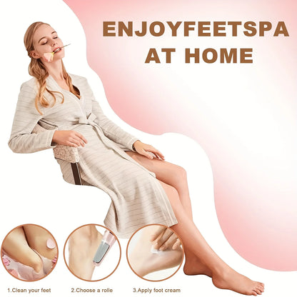 Foot File and Callus Remover - Pedicure Foot Care Tool for Dry, Cracked Heels