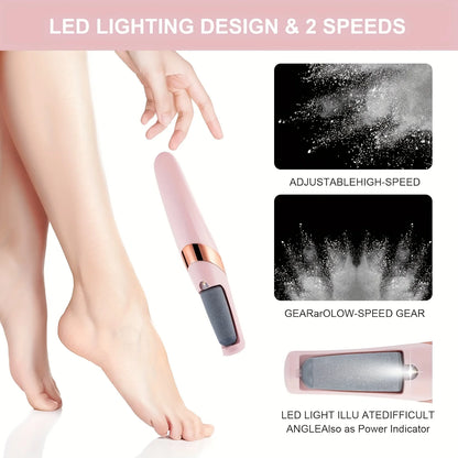 Foot File and Callus Remover - Pedicure Foot Care Tool for Dry, Cracked Heels