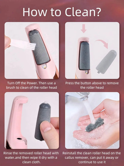 Foot File and Callus Remover - Pedicure Foot Care Tool for Dry, Cracked Heels