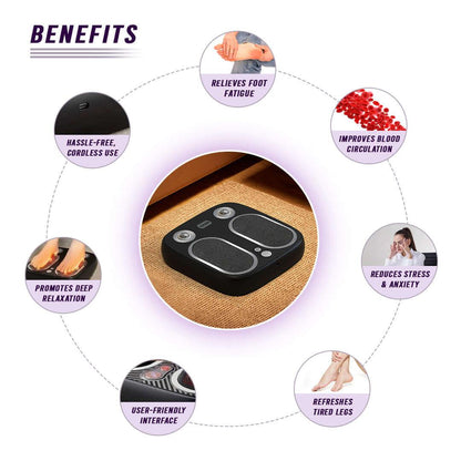 Stress & Pain Relief Foot Massager w/Heat- Deep Tissue, Circulation & Relaxing Default Title
