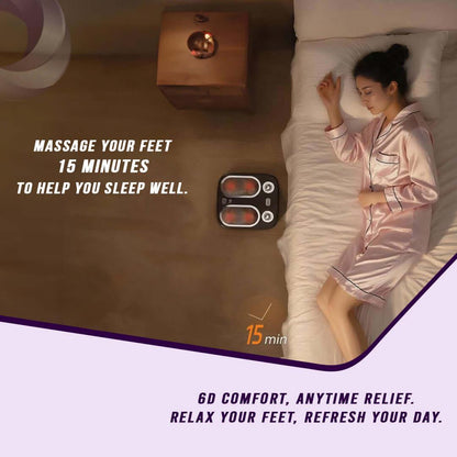 Stress & Pain Relief Foot Massager w/Heat- Deep Tissue, Circulation & Relaxing Default Title