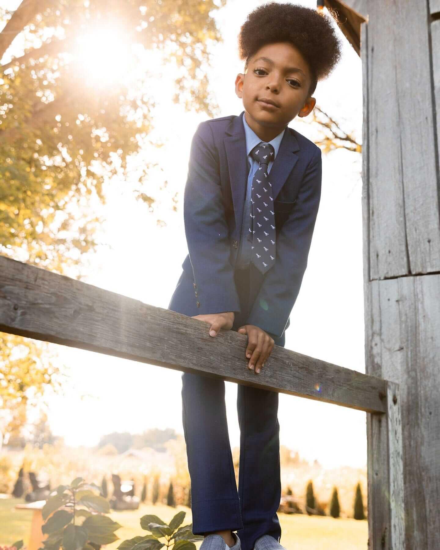 Slant Pocket Pants Navy Blue 12