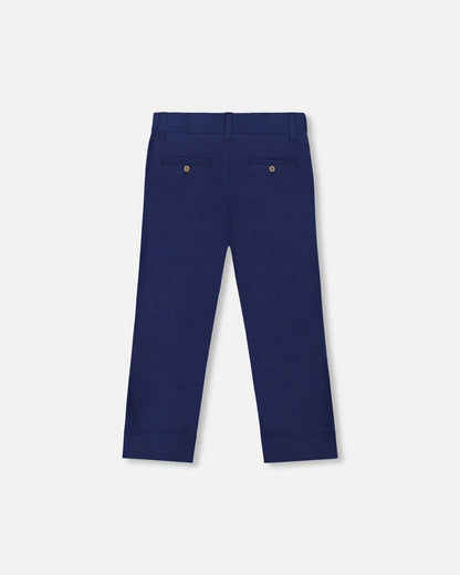 Slant Pocket Pants Navy Blue 12