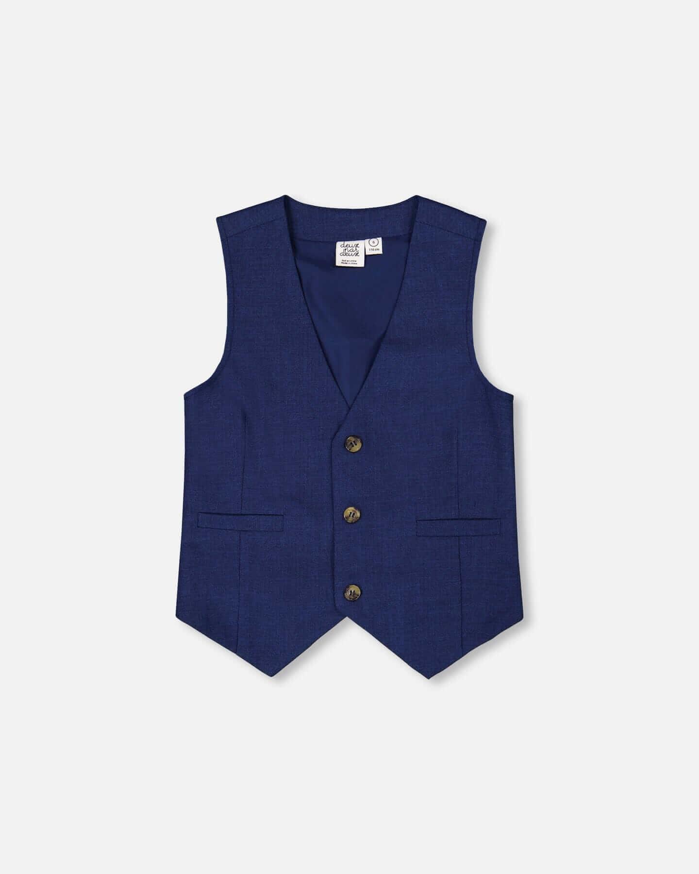 Sleeveless Vest Navy Blue 12