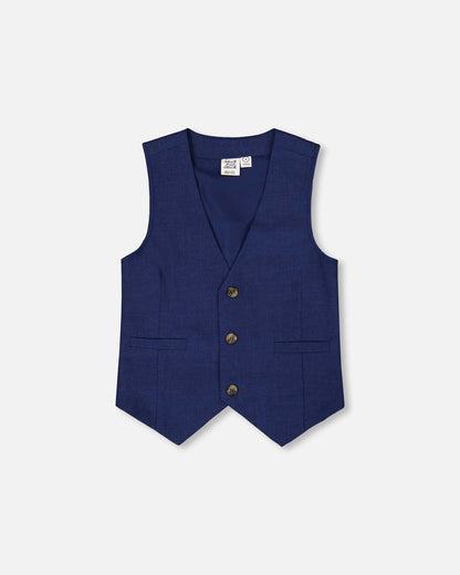 Sleeveless Vest Navy Blue 12