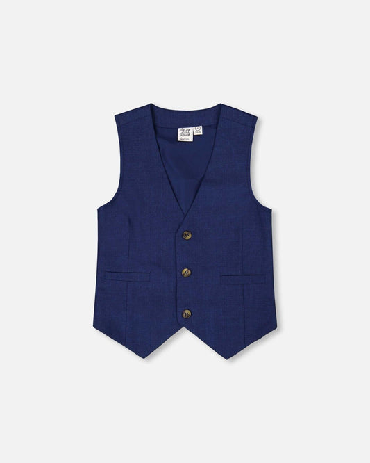 Sleeveless Vest Navy Blue 12