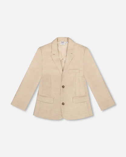 Two Button Blazer Light Taupe 6