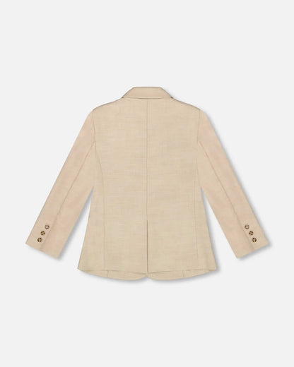 Two Button Blazer Light Taupe 6