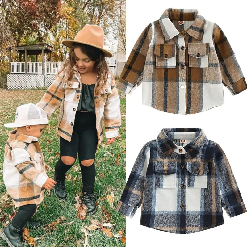 Toddler Plaid Long Sleeve