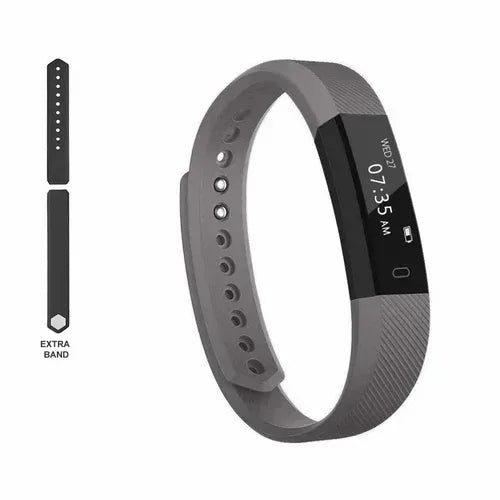 SmartFit Slim Activity Tracker And Monitor Smart Watch With FREE Extra GRAY