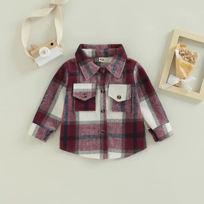 Toddler Plaid Long Sleeve