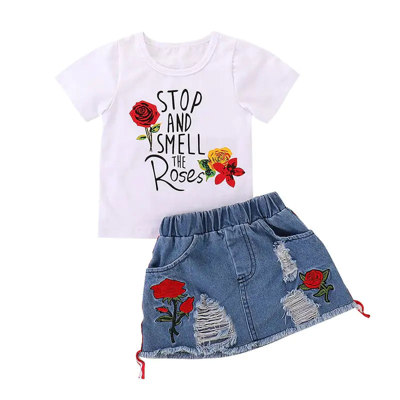 Rose Flower Toddler Sets