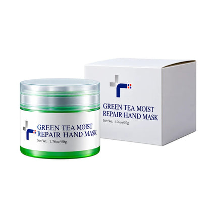 Green Tea Moist Repair Hand Mask – Anti-Wrinkle, Hydrate & Exfoliate Skin