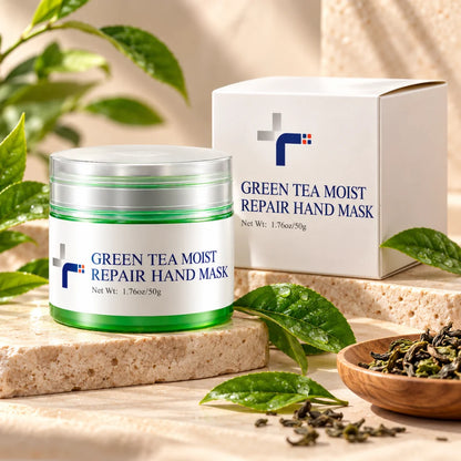 Green Tea Moist Repair Hand Mask – Anti-Wrinkle, Hydrate & Exfoliate Skin