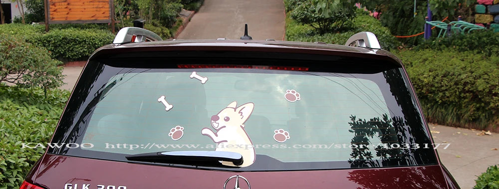 Tail Decal Wiper Animal Pattern