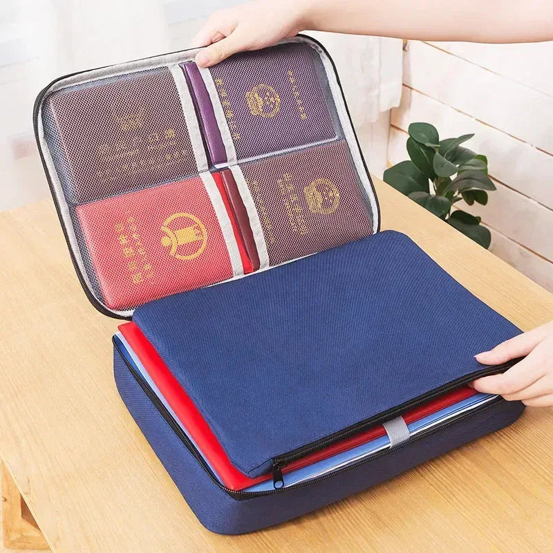 Document Bags Multifunctional Home Travel Organizer Pink
