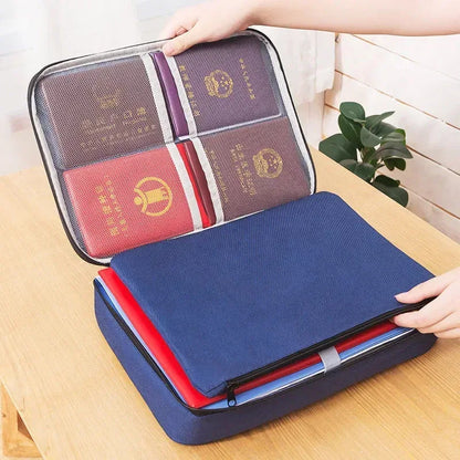 Document Bags Multifunctional Home Travel Organizer Pink