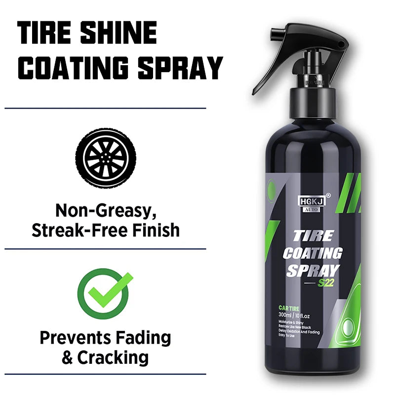 Car Tire Shine Spray Multi-purpose Tire Wheel Polishing Protection