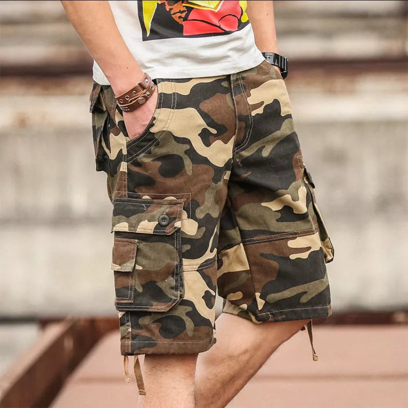 Men's Camouflage Camo Cargo Shorts