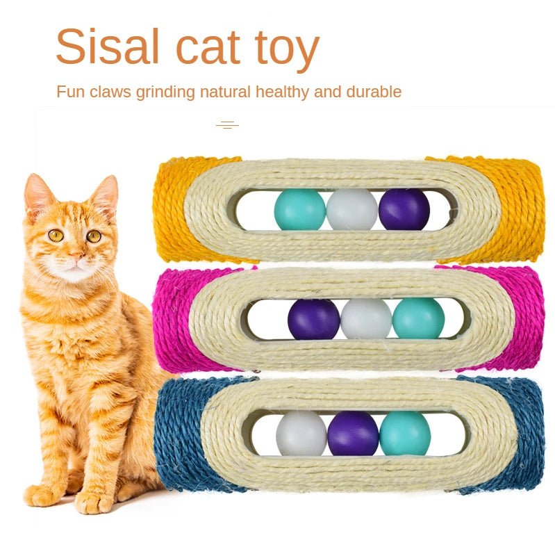 Cat Toys Scratcher Rolling Tunnel