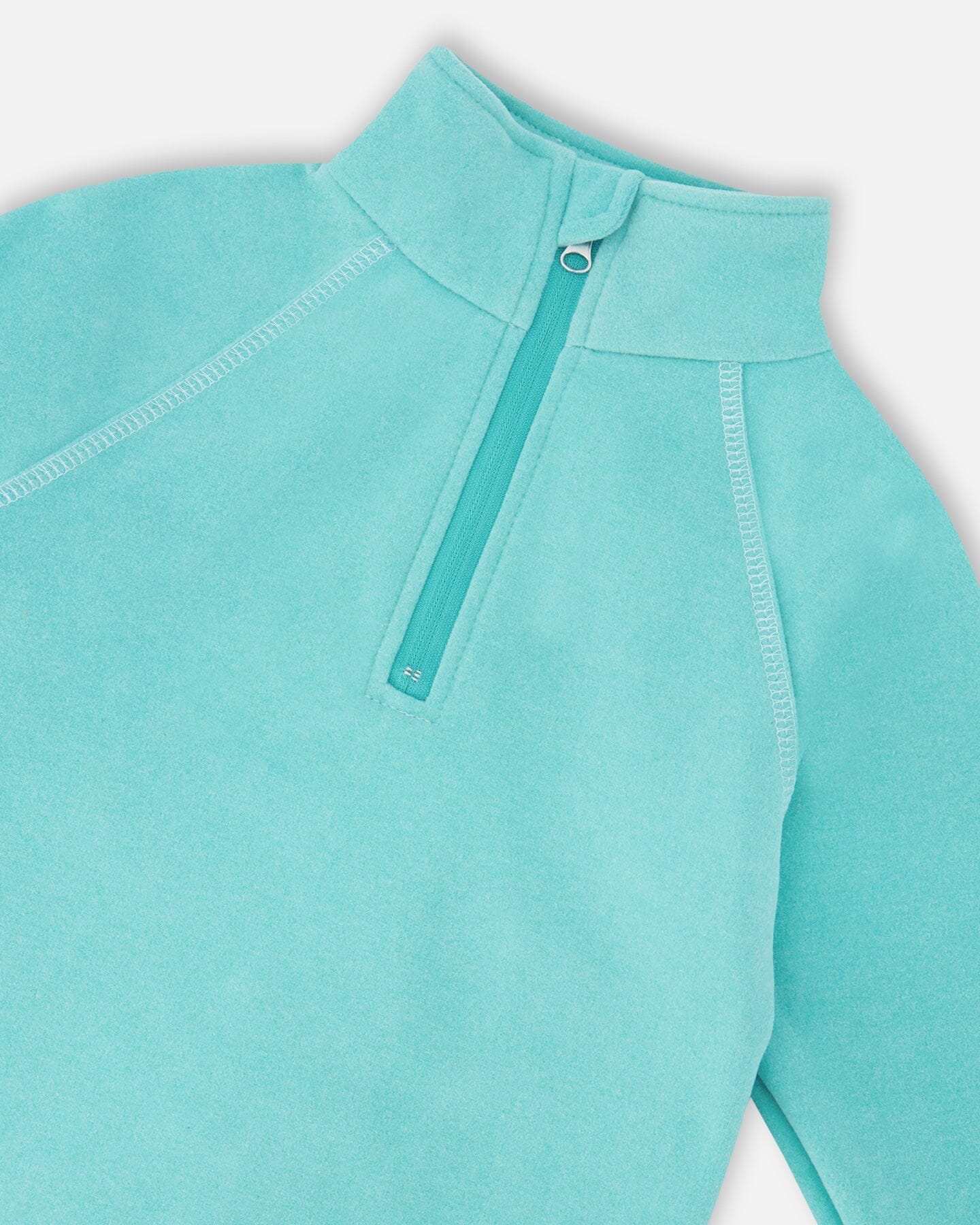 Two-Piece Thermal Underwear Set Turquoise Blue