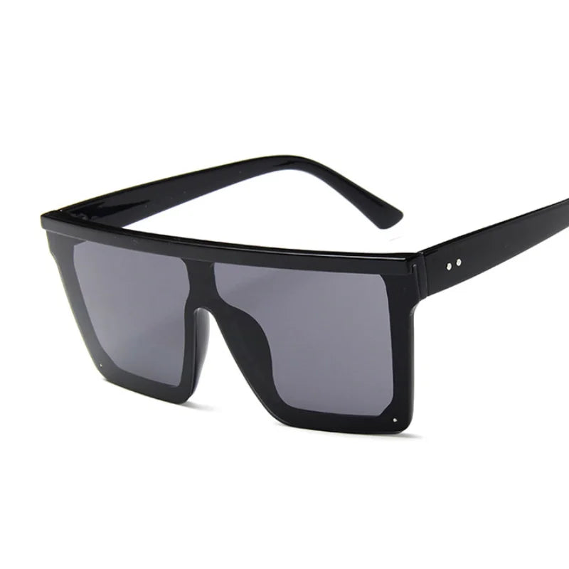 Black Fashion Square Sun Glasses Male