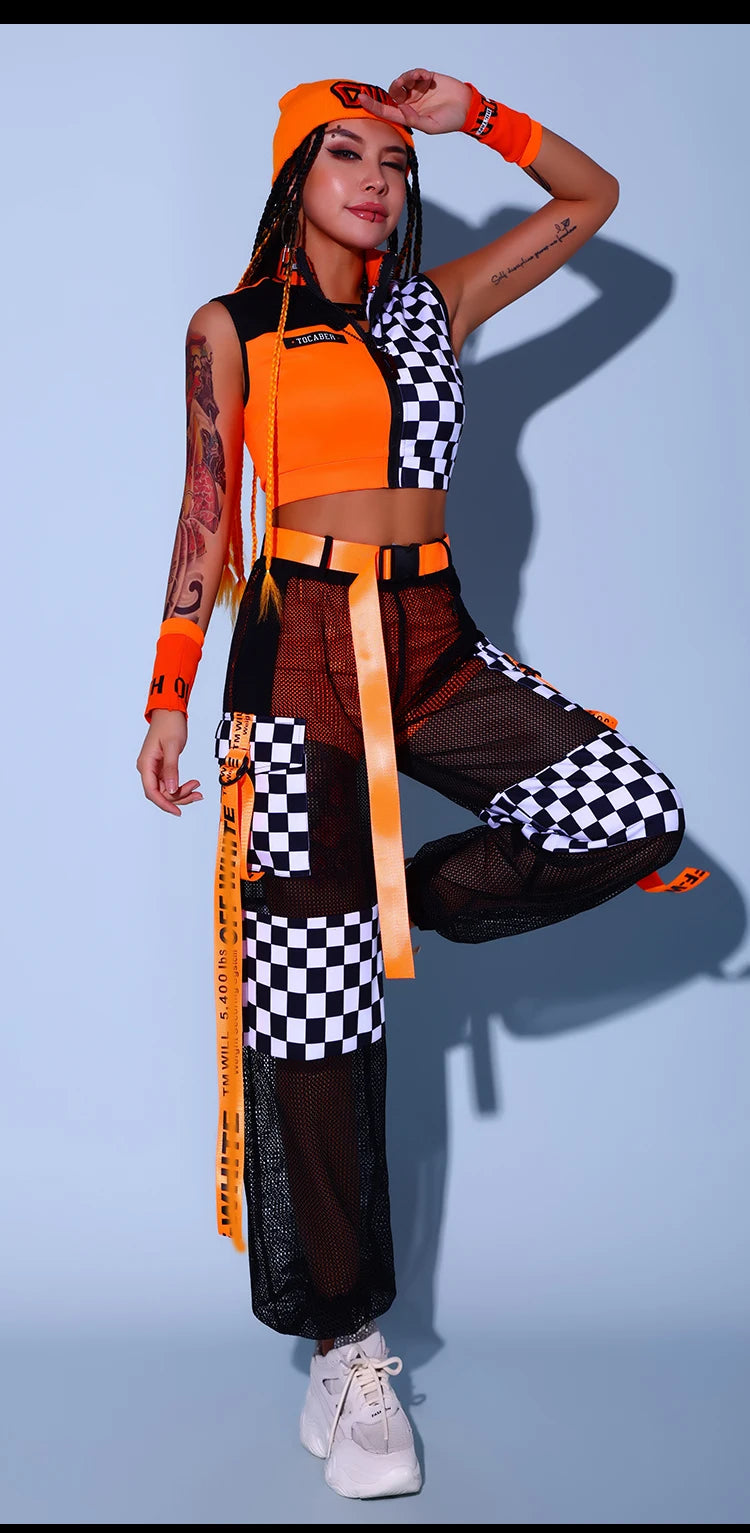 Women Hip-Hop Suit Group Performance Clothing