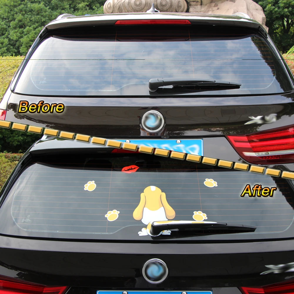 Tail Decal Wiper Animal Pattern