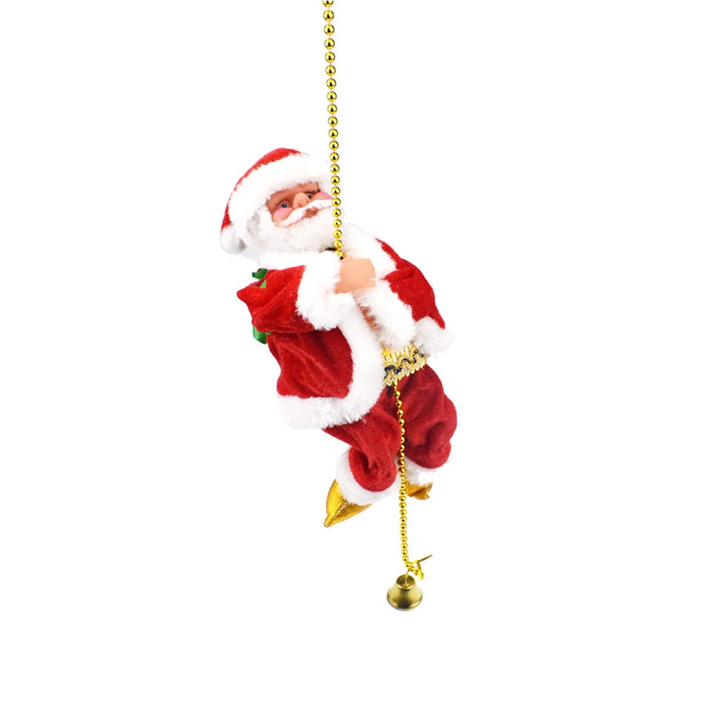 Electric Climbing Santa Claus Decoration – Animated Christmas Ornament A / United States